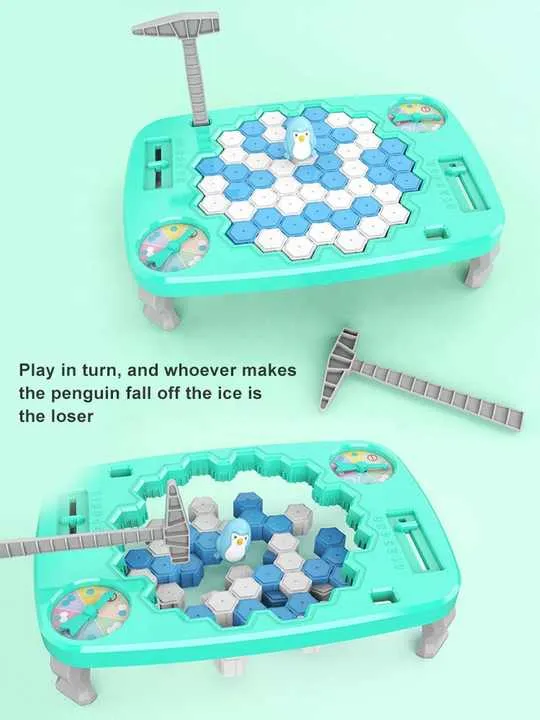 ألعاب مصيدة البطريق التعليمية التفاعلية للبالغين . Interactive Educational Penguin Trap