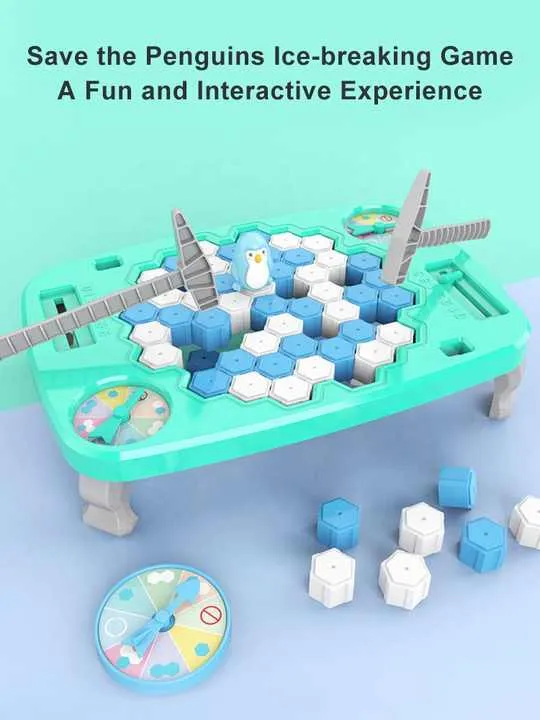 ألعاب مصيدة البطريق التعليمية التفاعلية للبالغين . Interactive Educational Penguin Trap