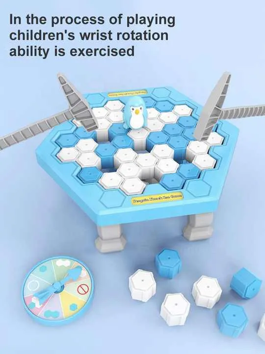 ألعاب مصيدة البطريق التعليمية التفاعلية للبالغين . Interactive Educational Penguin Trap
