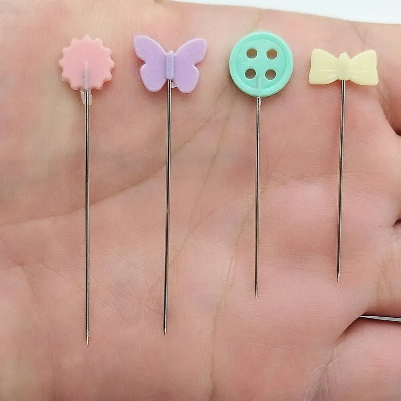 100Pcs Dressmaking Pins Embroidery Patchwork Pins Accessories Tools