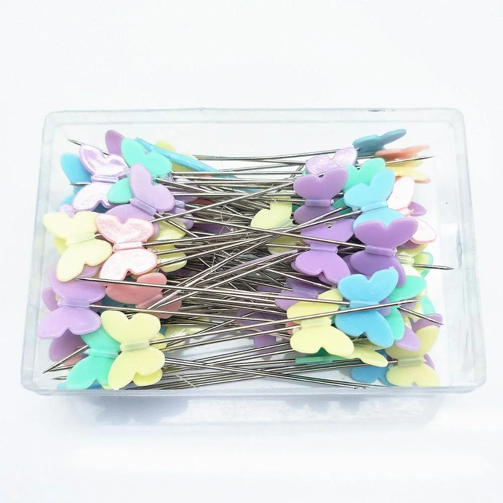 100Pcs Dressmaking Pins Embroidery Patchwork Pins Accessories Tools
