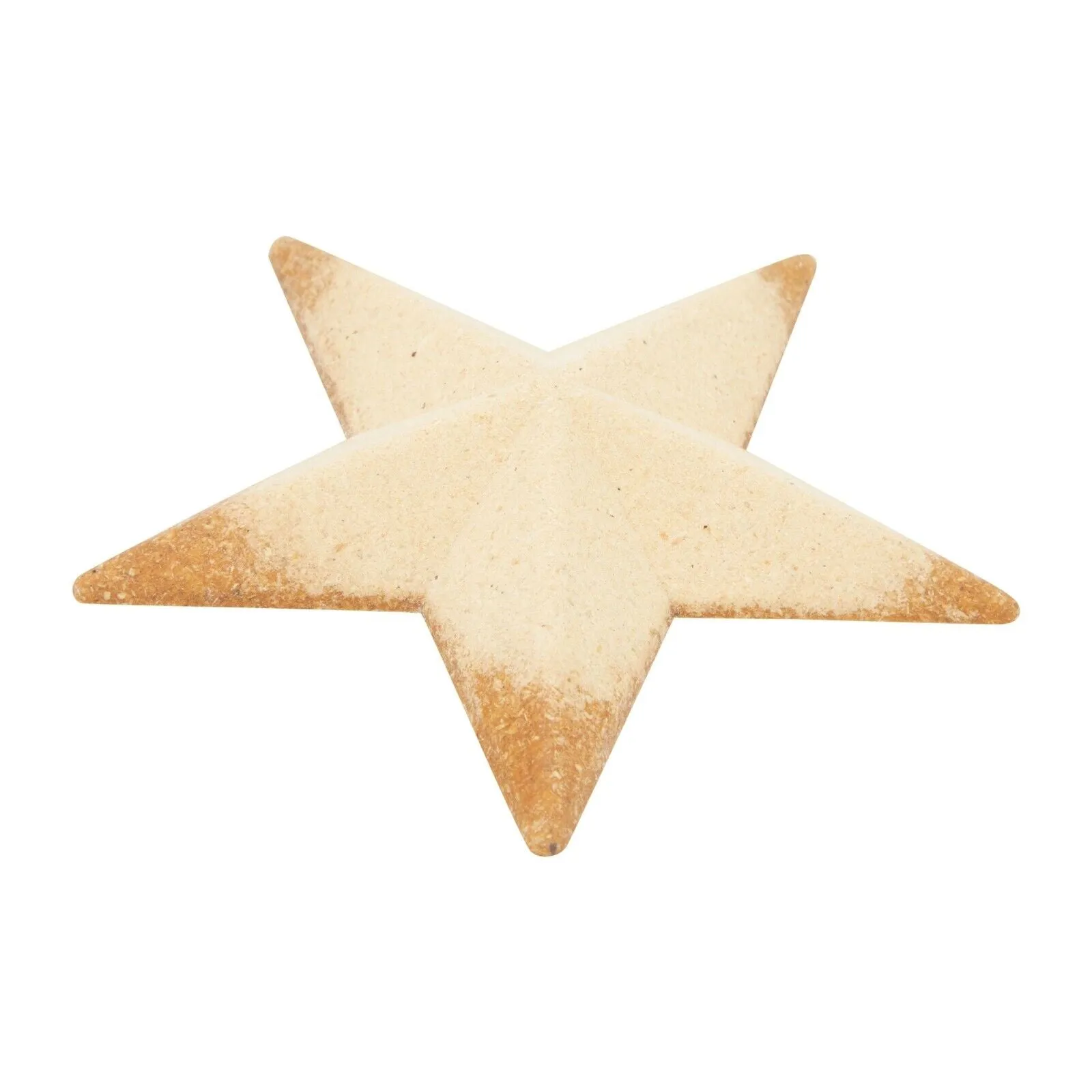 12 Pack Unfinished 3D Wood Stars for Crafts, Ornaments, 4.5x4.5x1 in