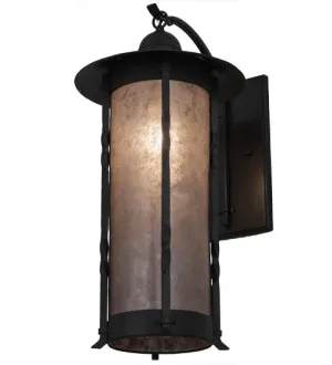 12"W Cilindro Dorchester Rustic Lodge Sconce