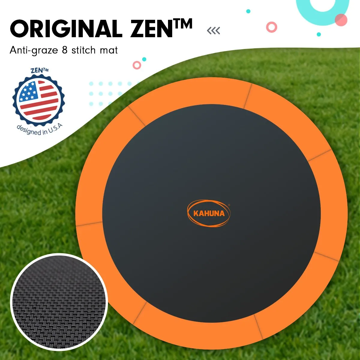 14ft Outdoor Trampoline Set: Safety Enclosure, Pad, Mat, Ladder, Basketball Hoop - Orange