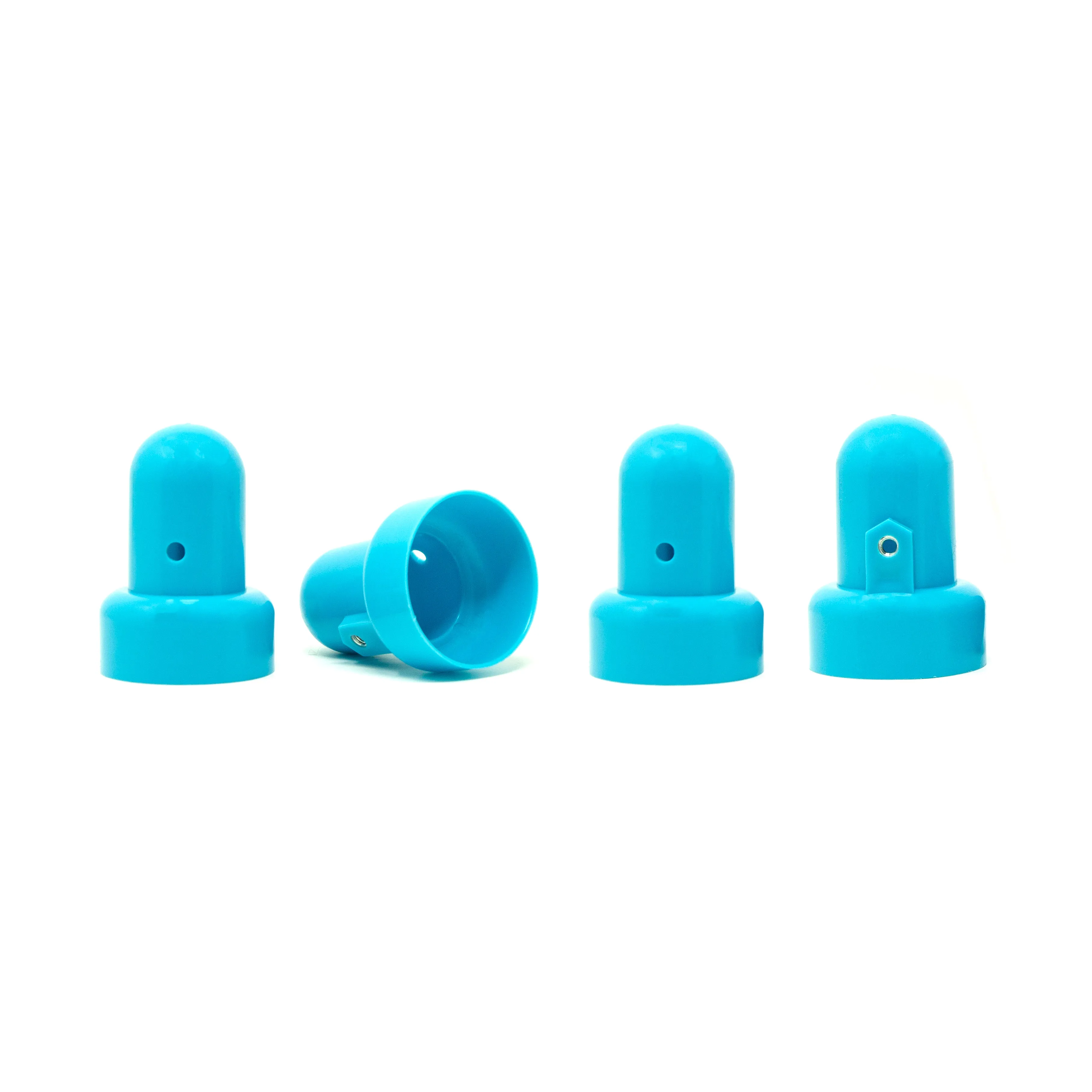 1" Pole Cap - Teal - Qty 4