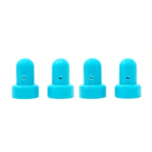 1" Pole Cap - Teal - Qty 4