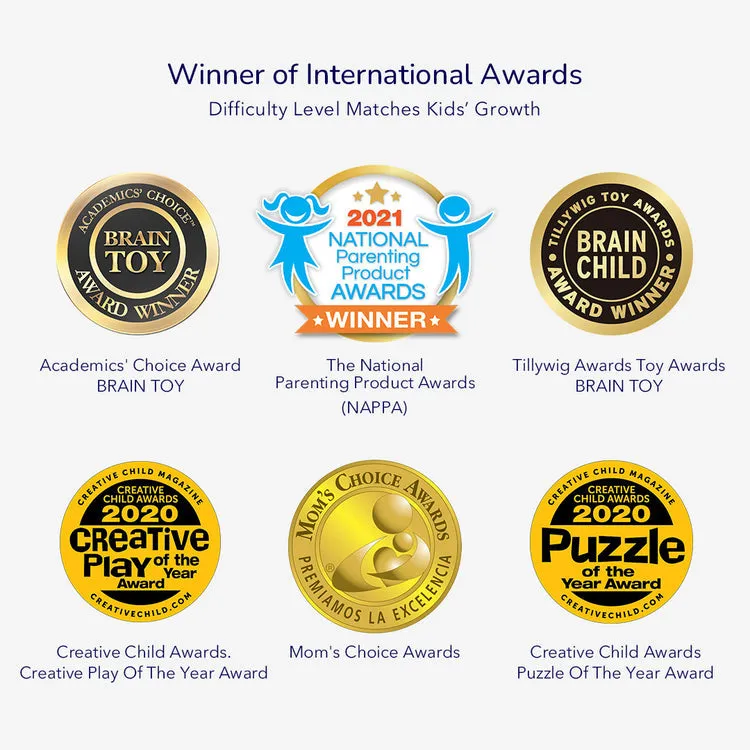 2-in-1 Level Up Puzzles: Level 6 World Imagination