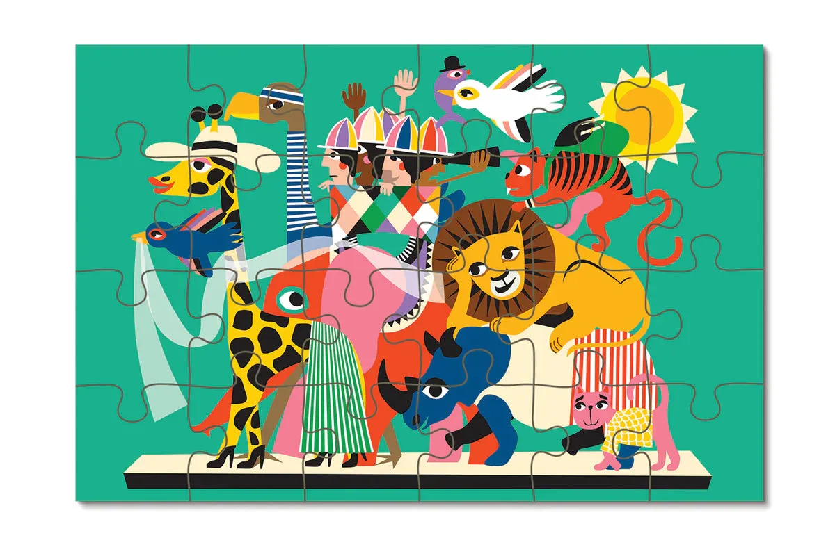 24 Piece Kids Puzzle - Animal Carnival