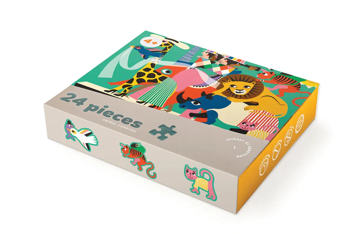 24 Piece Kids Puzzle - Animal Carnival