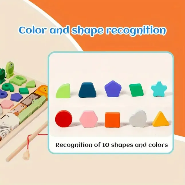 4 in 1 wooden puzzle