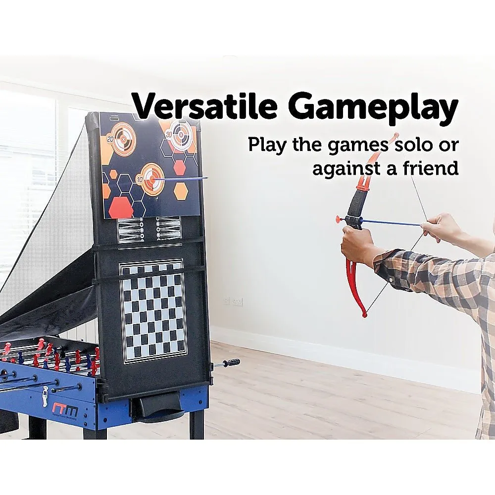 4FT 12-in-1 Combo Games Tables Foosball Soccer Basketball Hockey Pool Table Tennis