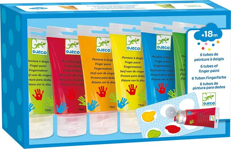 6 Finger Paint Tubes G ç ¦ Classic