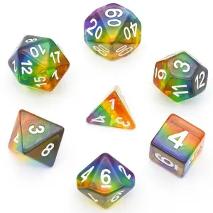 7ct Translucent Rainbow