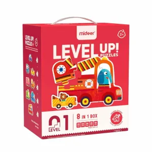 8-in-1 Level Up Puzzles: Level 1 Cars