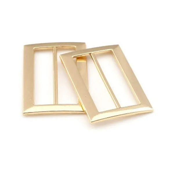 Adjustable Metal Buckle For Poly Strapping, Black Center Bar Buckle 4pc