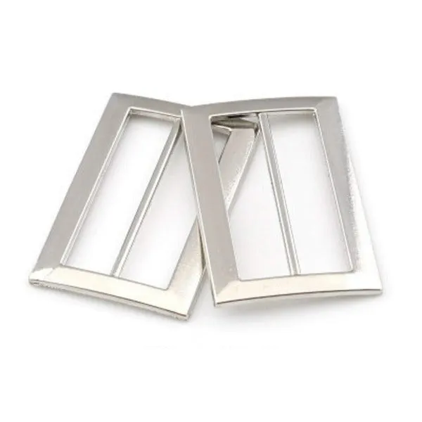 Adjustable Metal Buckle For Poly Strapping, Black Center Bar Buckle 4pc