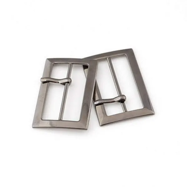 Adjustable Metal Buckle For Poly Strapping, Black Center Bar Buckle 4pc