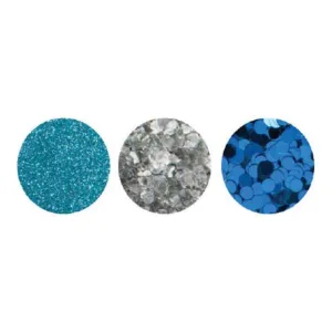 American Crafts Colour Pour Glitter Mix-In Kit 4 pack Tidal Wave*