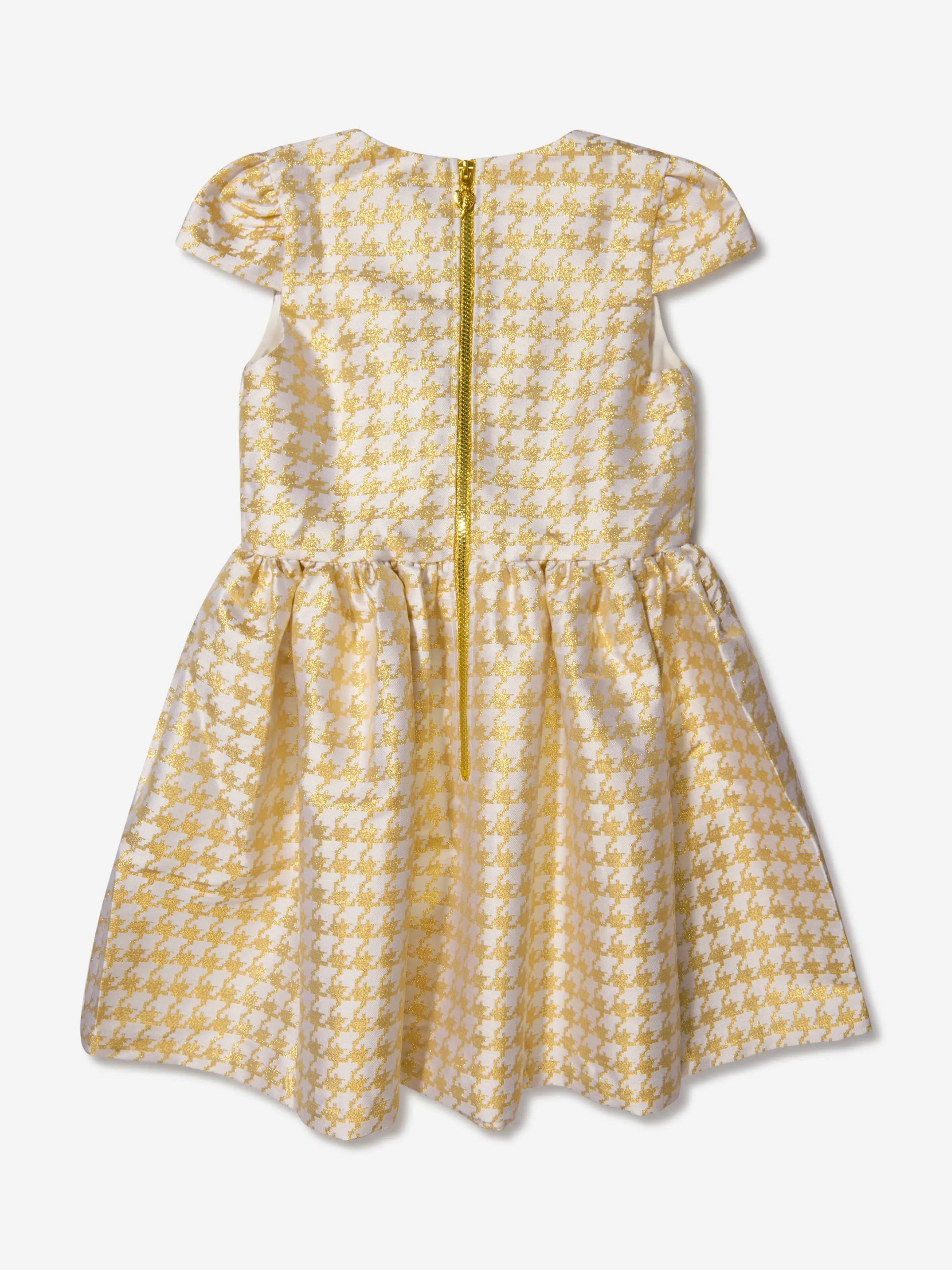 Angels Face Girls Chess Houndstooth Dress