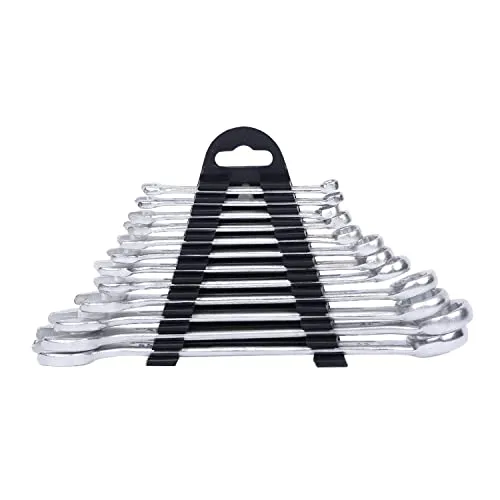 Asian Paints TruCare 12-in-1 Pcs Combination Jaw Spanners Wrench Set | Carbon Steel with Rust & Corrosion Resistant Chrome Plating & Satin Finish | Multipurpose Combination Tool Kit | IS: 2028:2004