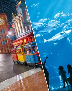 Combo: IMG Worlds of Adventure   The Lost Chamber Aquarium