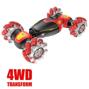Contixo SC10 Cobra Speed Crawler RC Stunt Car - 4WD with Remote & Gesture Control, Red by Contixo
