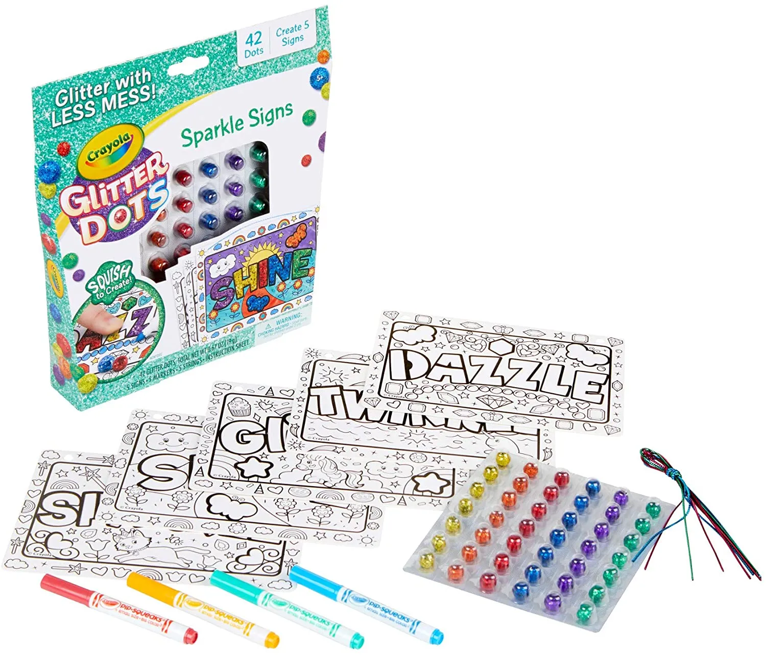 Crayola GLITTER DOTS,GLITTER FILLS