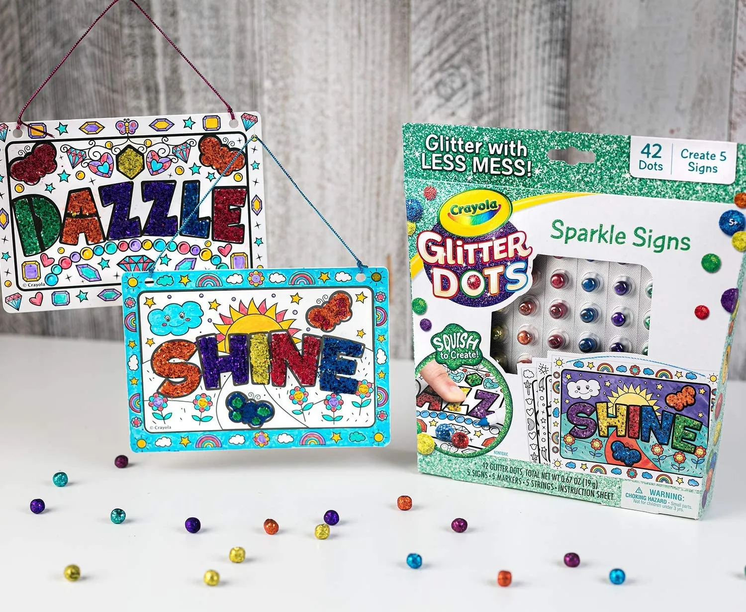 Crayola GLITTER DOTS,GLITTER FILLS