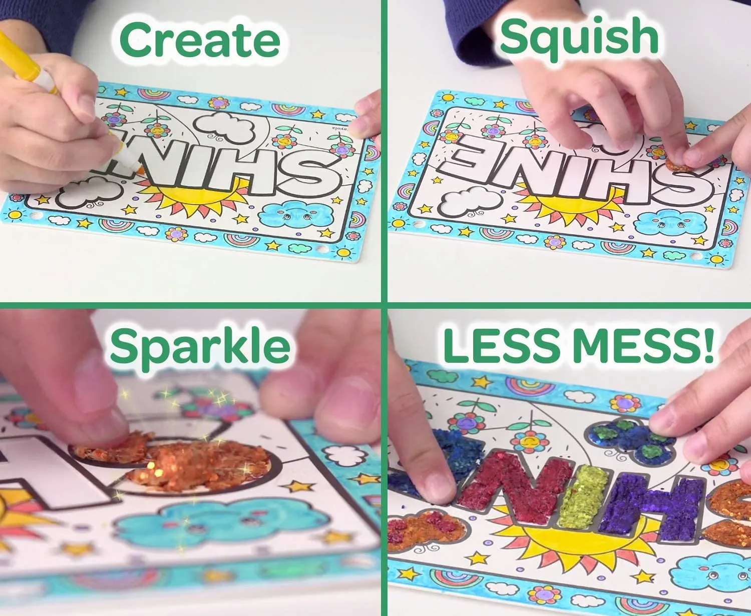 Crayola GLITTER DOTS,GLITTER FILLS