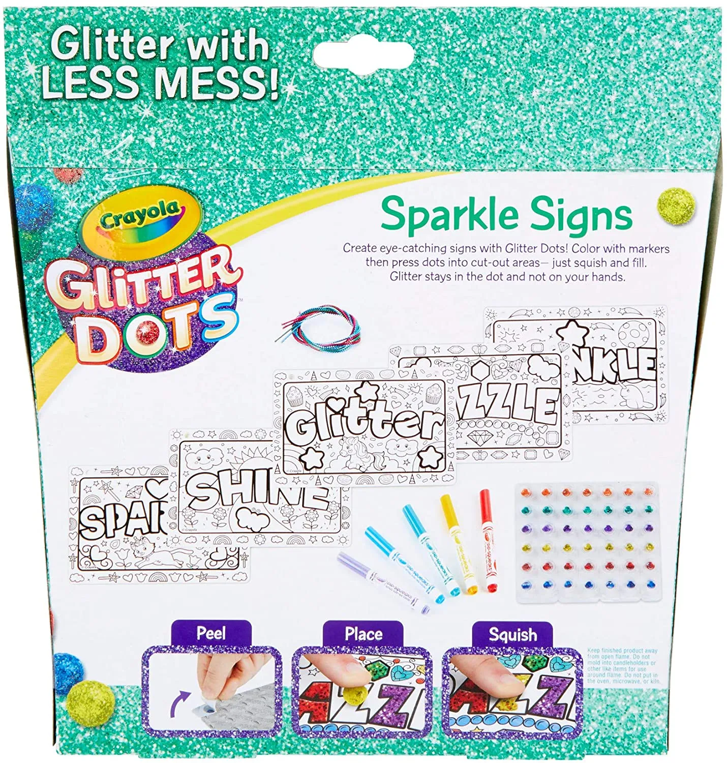 Crayola GLITTER DOTS,GLITTER FILLS