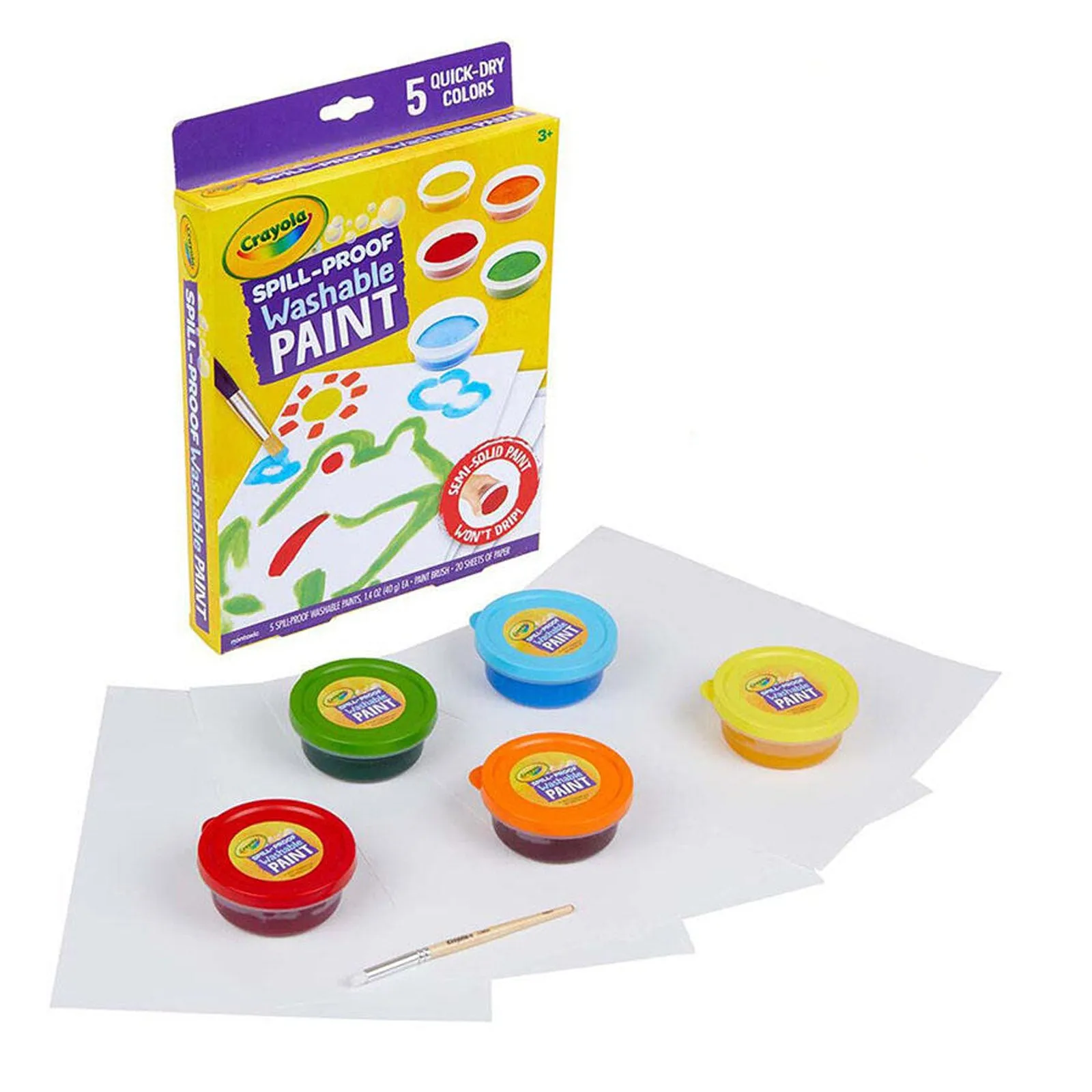 Crayola Spill Proof Washable Paint