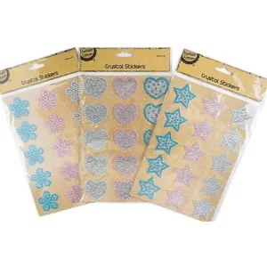 Crystal Shape Stickers