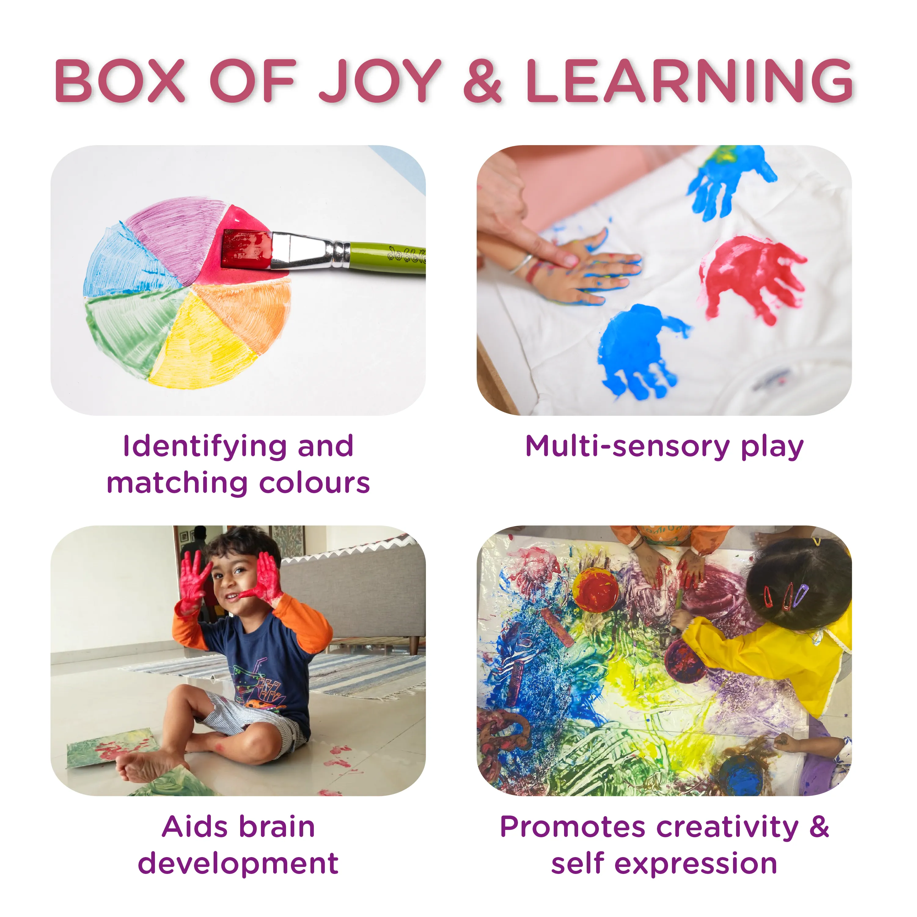 Dabble Playart Finger Paints