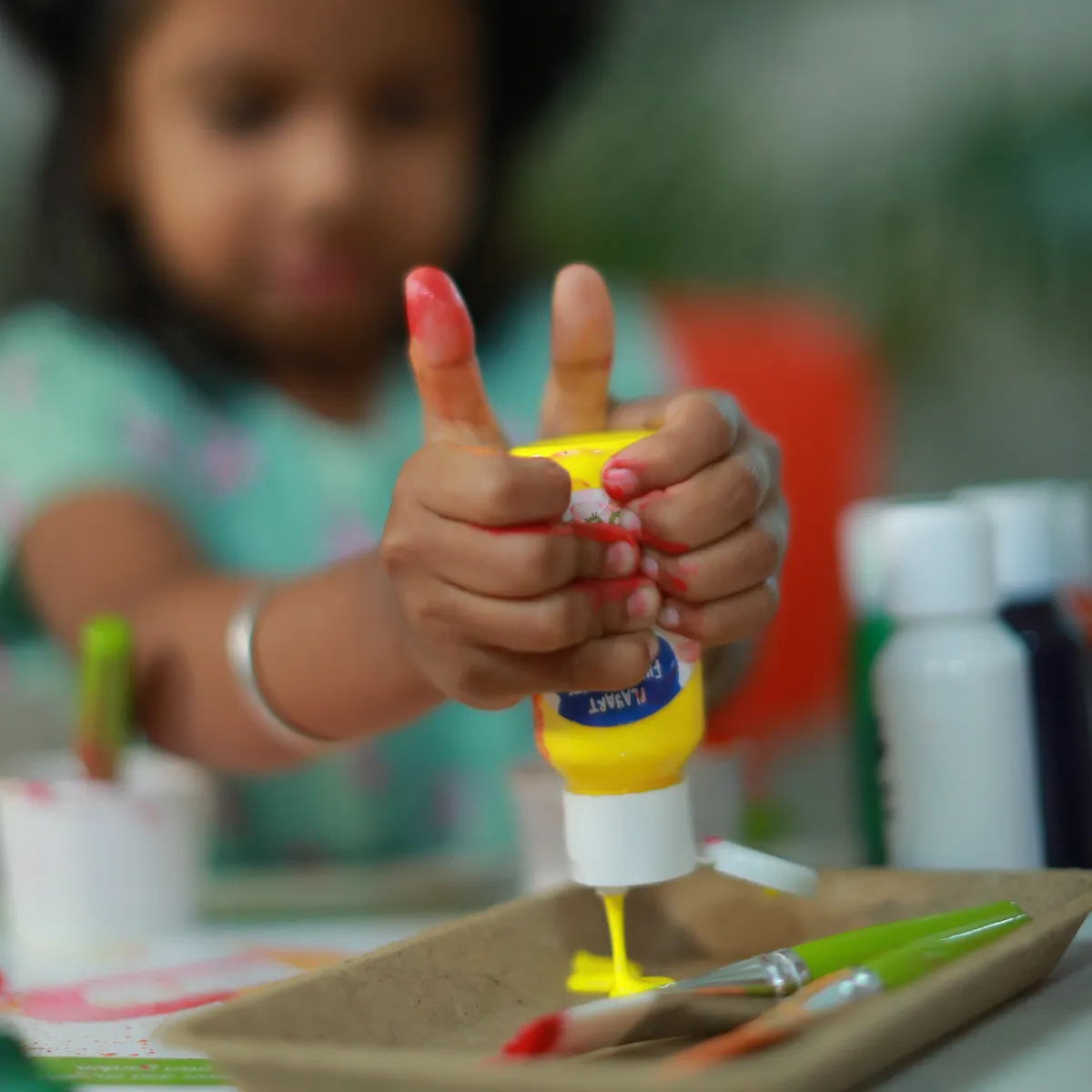 Dabble Playart Finger Paints