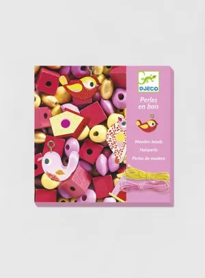 Djeco Birds Wooden Beads Set