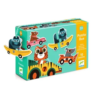 Djeco Duo Racing Cars Puzzle 20 Piece