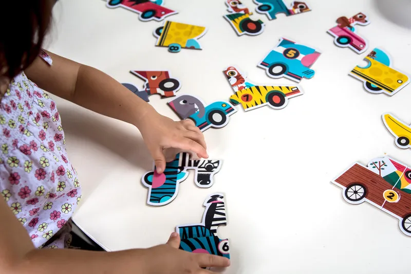 Djeco Duo Racing Cars Puzzle 20 Piece