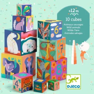 Djeco Wild Animals Nesting Blocks