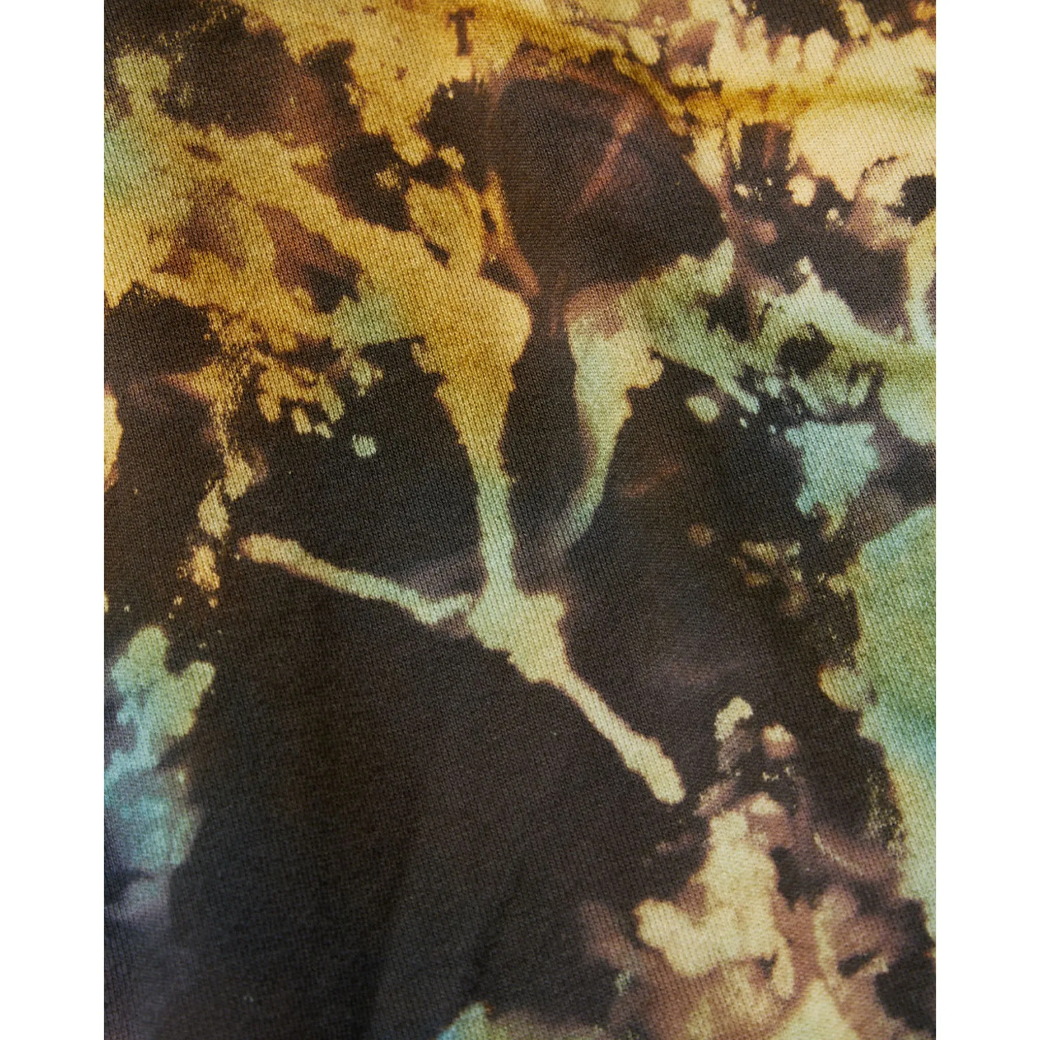 DYE SWEAT PANTS / BLACK/BLUE