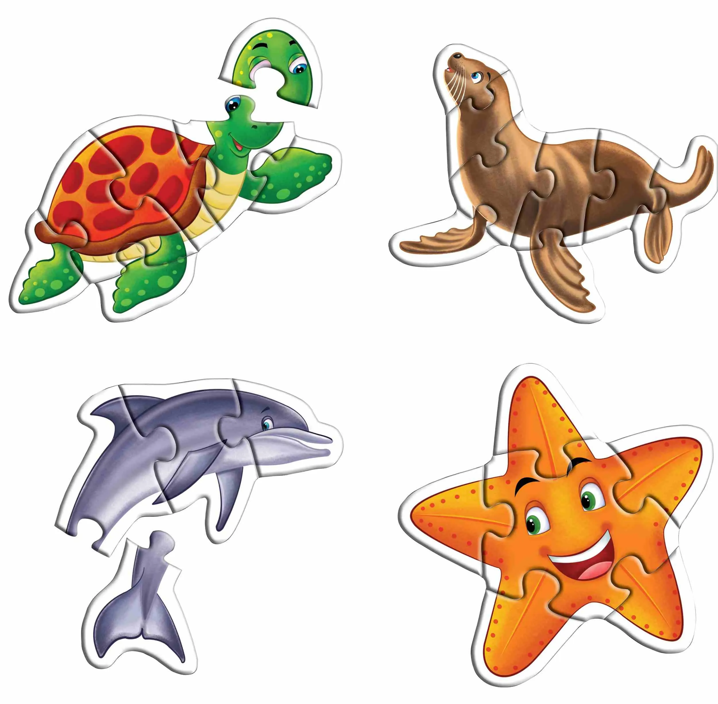 Early Puzzles Step II-Sea Animals