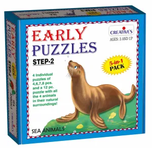 Early Puzzles Step II-Sea Animals