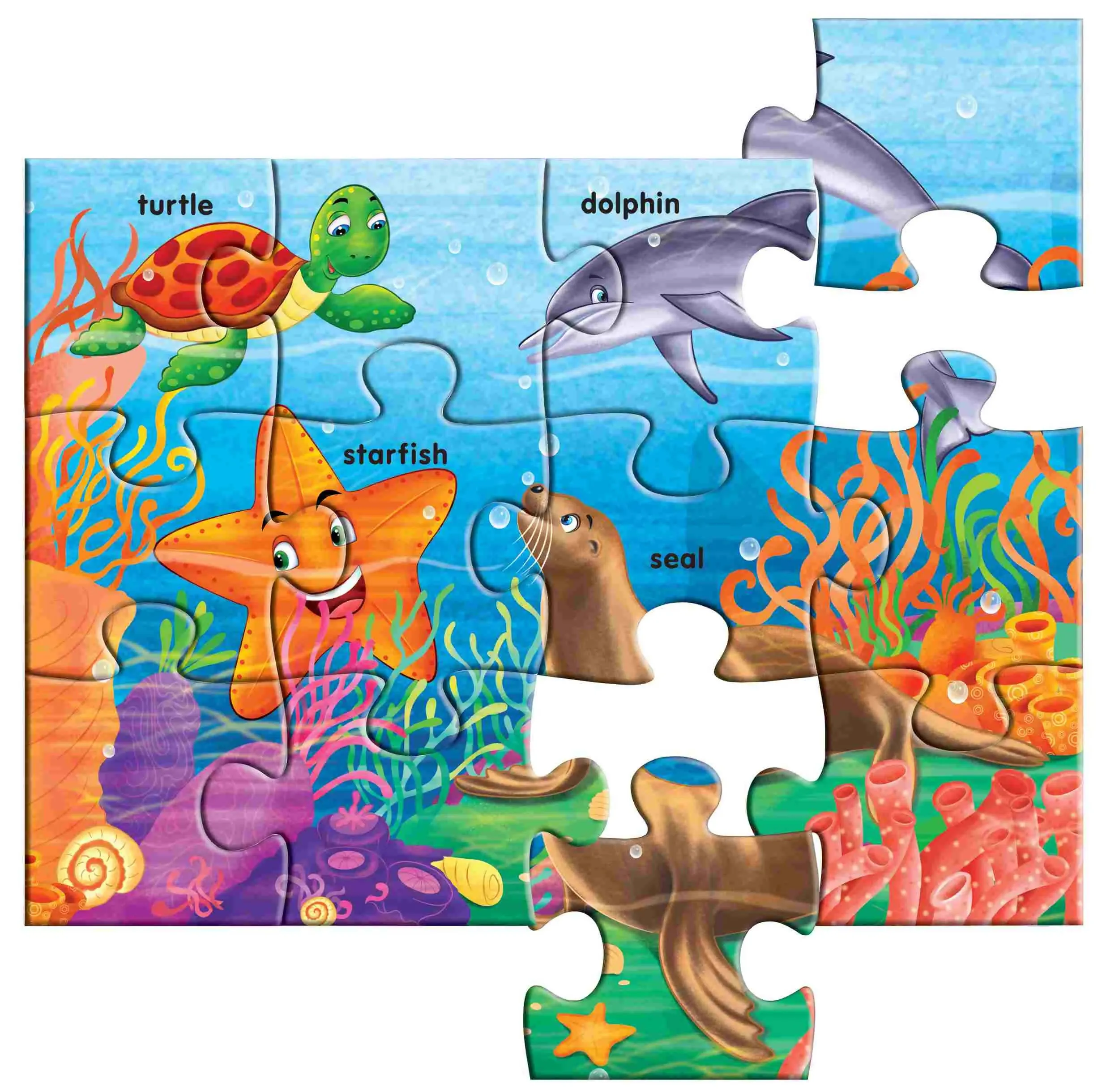Early Puzzles Step II-Sea Animals