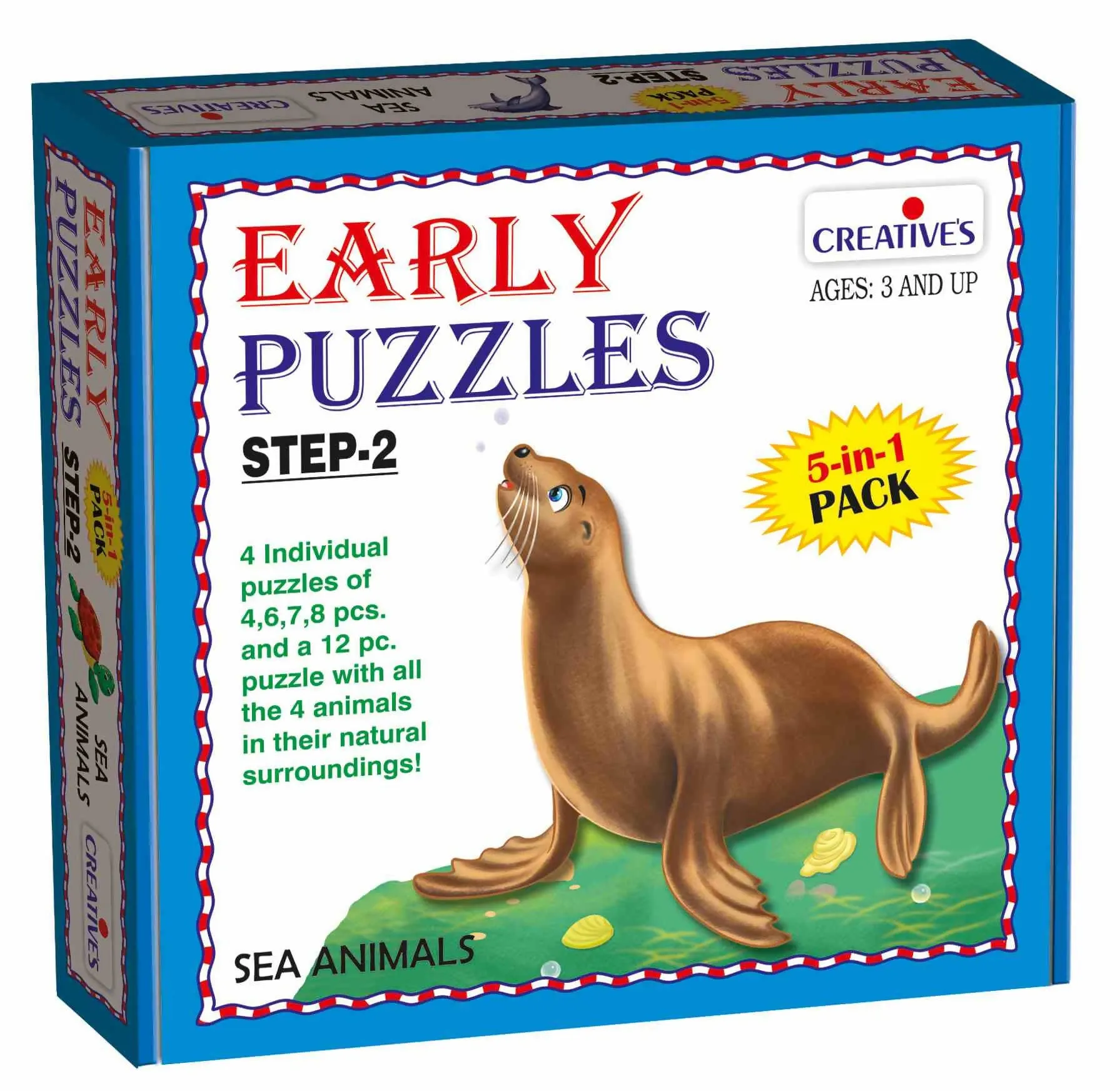 Early Puzzles Step II-Sea Animals