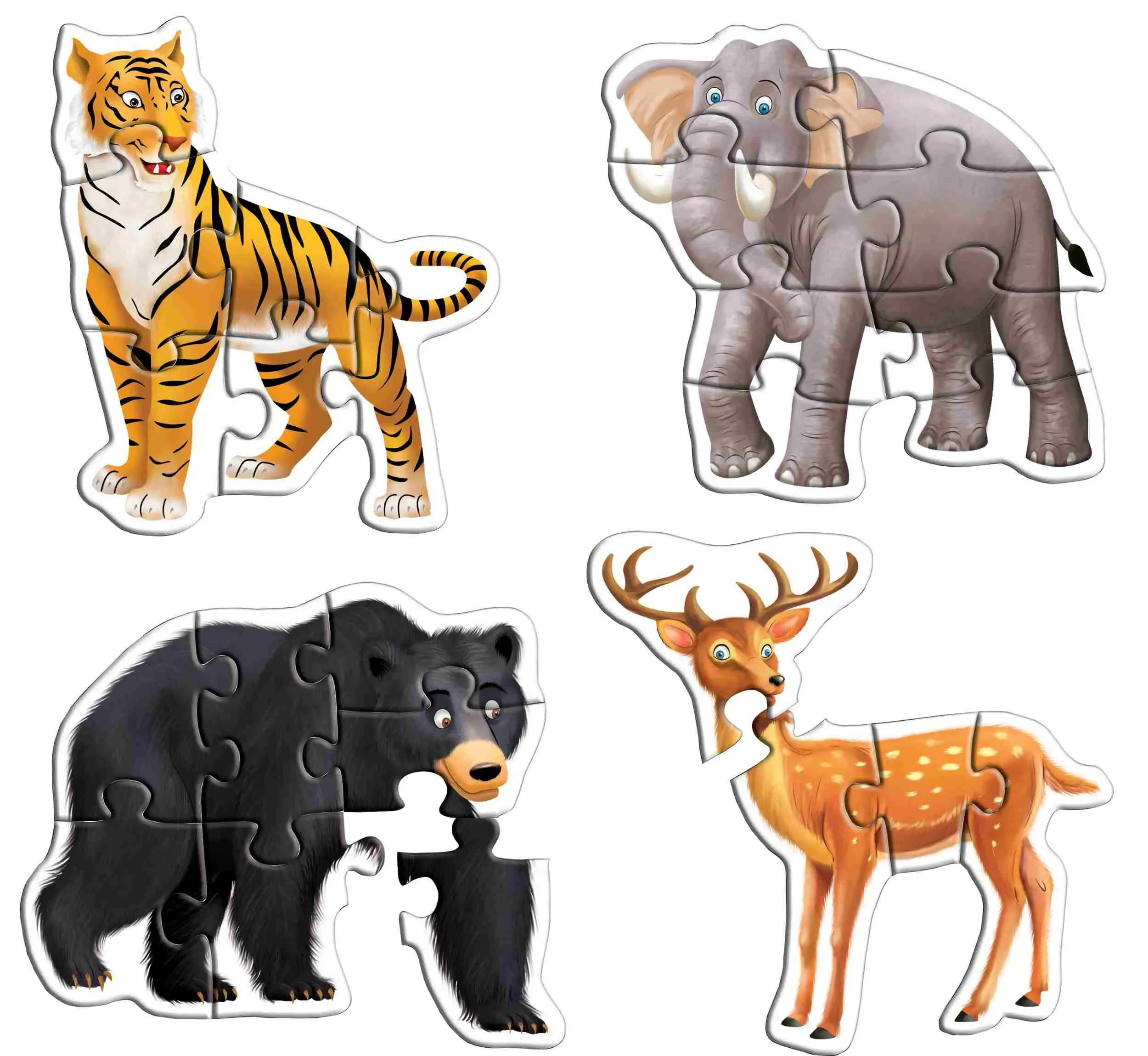 Early Puzzles Step II-Wild Animals