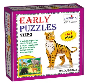 Early Puzzles Step II-Wild Animals