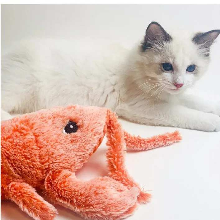 Electric Jumping Shrimp USB Rechargeable Simulation Lobster
