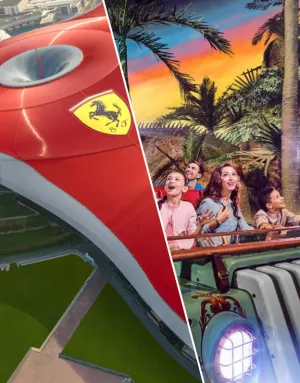 Ferrari World Abu Dhabi   IMG Worlds of Adventure - Combo tickets