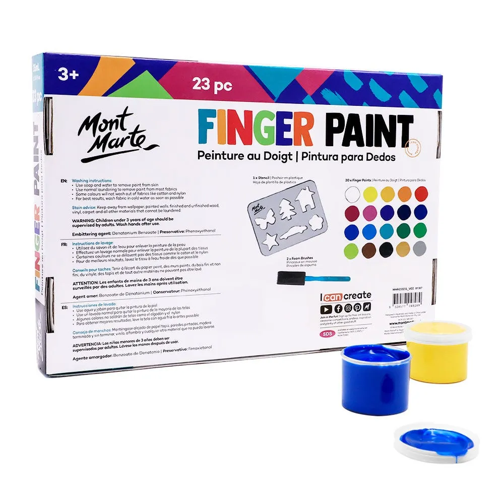 Finger Paint Set 20pc x 35ml (1.18oz)
