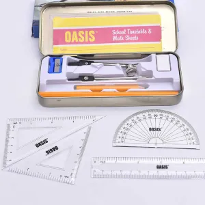 Free Sample Geometric Instruments Box-مجموعة أدوات هندسية
