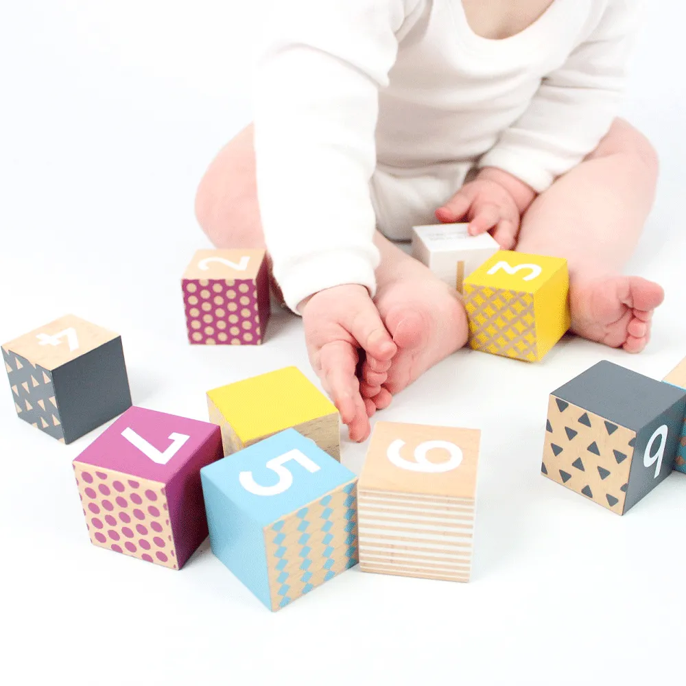 FSC® Certified Wooden Number Blocks